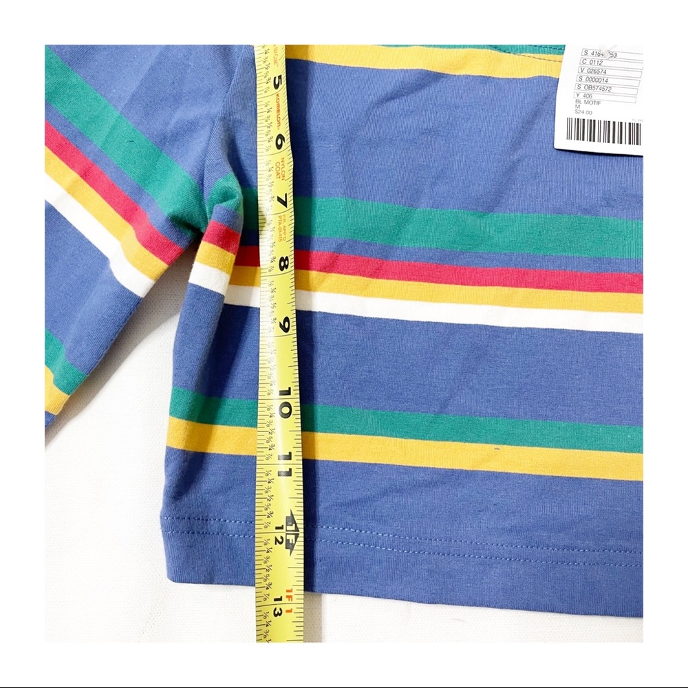 BDG Blue Striped Crop Top - Picture 4 of 7